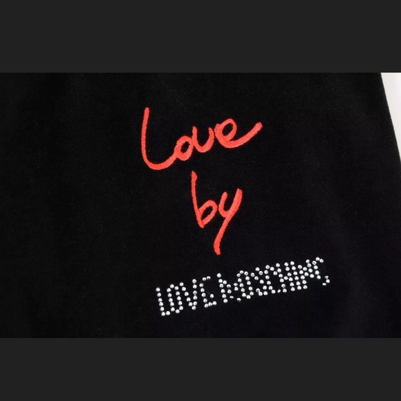 Moschino Velvet / Embellished Lounge pants NWOT - Picture 3 of 4